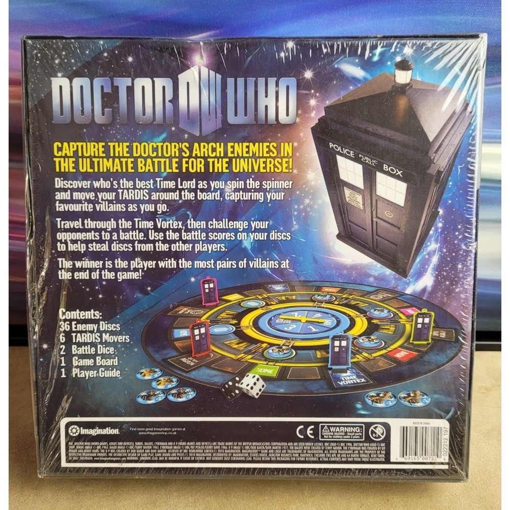 DOCTOR WHO BATTLE TO SAVE THE UNIVERSE Action Packed Board Game - NEW! SEALED! - Picture 2 of 4